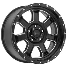 Load image into Gallery viewer, Sledge-Satin-Black-Milled-17X9-5X5-4.75Bs-Offset--6Mm-Cap-PN-503432700