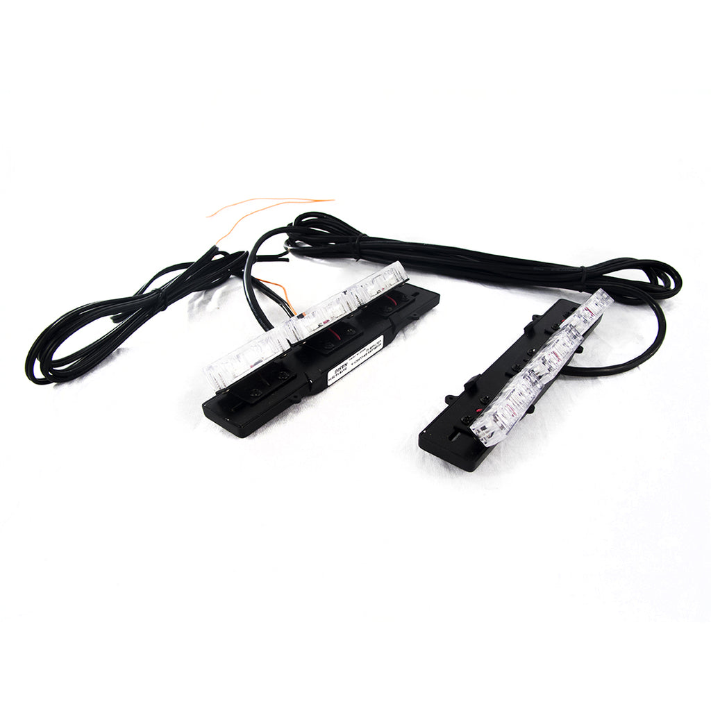 Slim-Design-Led-Grille-Lighting-System-Mounting-Clip-Installation-(Amber)