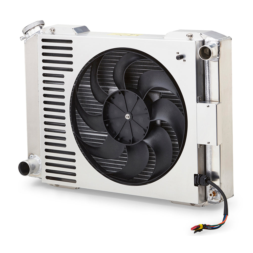 Slim-Fit-Radiator-System,-Universal,-Ford-Style,-21-Inch-Core,-Manual-Trans