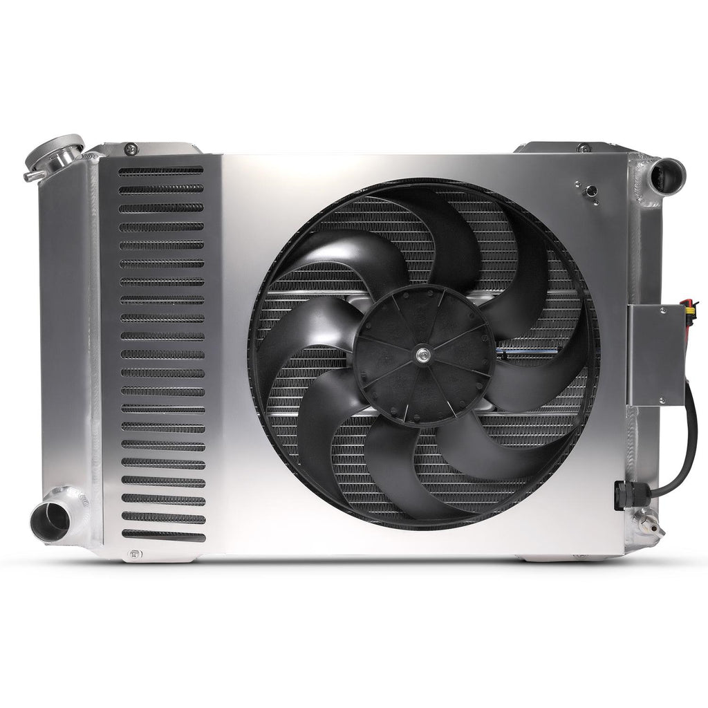 Slim-Fit-Radiator-System,-Universal,-Ford-Style,-23-Inch-Core,-Manual-Trans