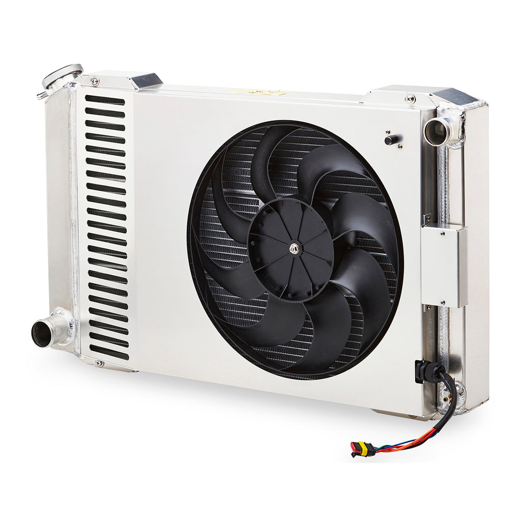 Slim-Fit-Radiator-System,-Universal,-Ford-Style,-26-Inch-Core,-Manual-Trans