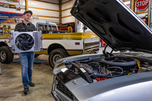Load image into Gallery viewer, Proform 69590-19 Slim-Fit Radiator System, Universal, Ford Style, 19-inch Core, Manual Trans