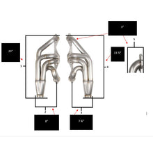 Load image into Gallery viewer, Small-Block-Chevy-Turbo-Headers---Natural-Finish