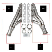 Load image into Gallery viewer, Small-Block-Ford-Turbo-Headers---Natural-304-Stainless-Steel