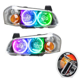 Oracle Lighting 7174-330 SMD Pre-Assembled Headlights w/ HID Bulbs/Basts, ColorSHIFT
