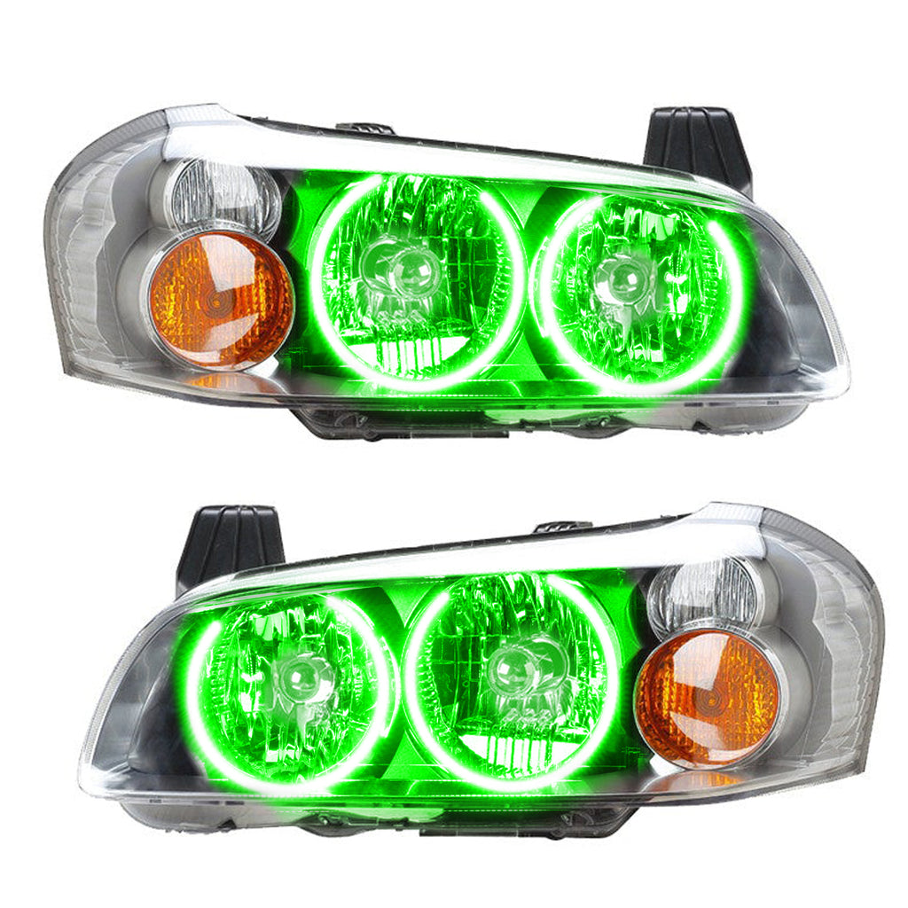 Smd-Pre-Assembled-Headlights-W-Hid-BulbsBasts,-Green