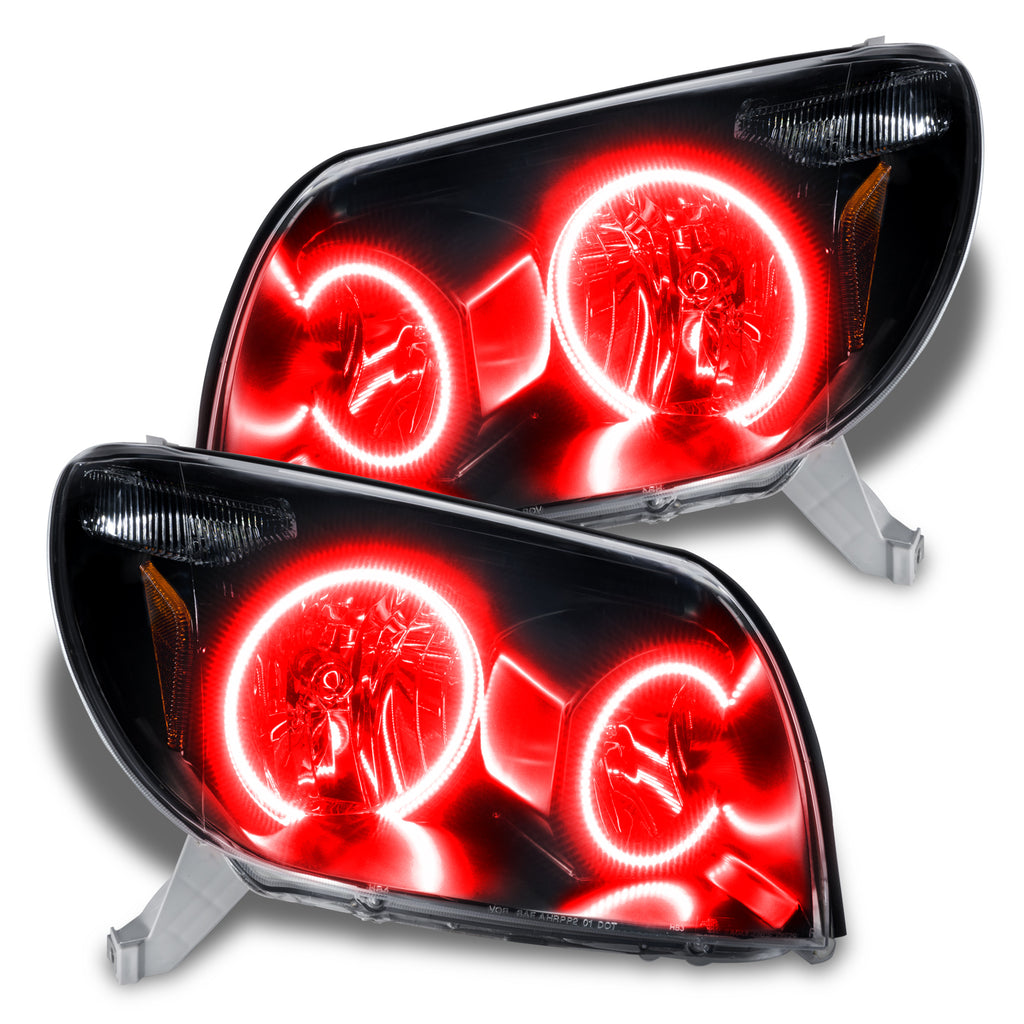 Smd-Pre-Assembled-Headlights,-Black,-Red