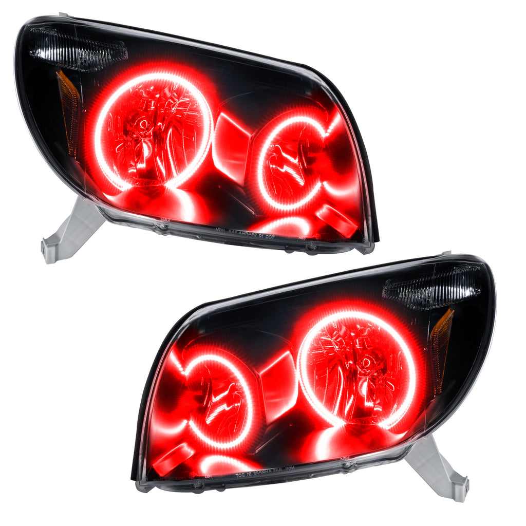 Smd-Pre-Assembled-Headlights,-Black,-Red