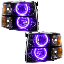 Load image into Gallery viewer, Smd-Pre-Assembled-Headlights,-Black,-Round-Style,-UvPurple