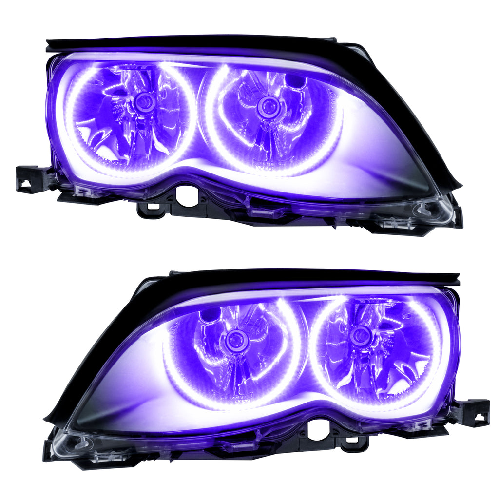 Smd-Pre-Assembled-Headlights,-Black,-UvPurple