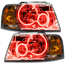 Load image into Gallery viewer, Smd-Pre-Assembled-Headlights,-Chrome-Bezel,-Red