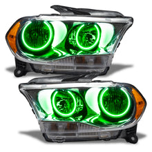 Load image into Gallery viewer, Smd-Pre-Assembled-Headlights,-Halogen,-Chrome-Bezel,-Green