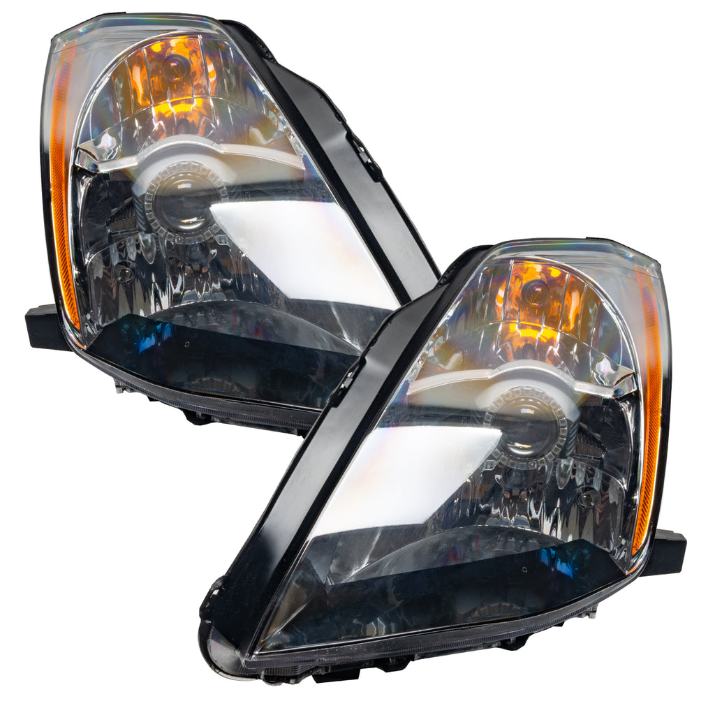Smd-Pre-Assembled-Headlights,-Hid-Style,-Red