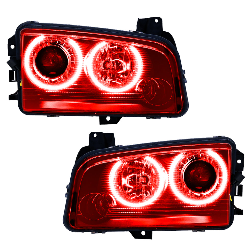 Smd-Pre-Assembled-Headlights,-Hid,-Red