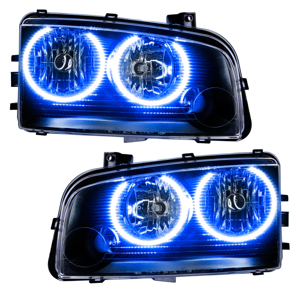 Smd-Pre-Assembled-Headlights,-Non-Hid,-Blue