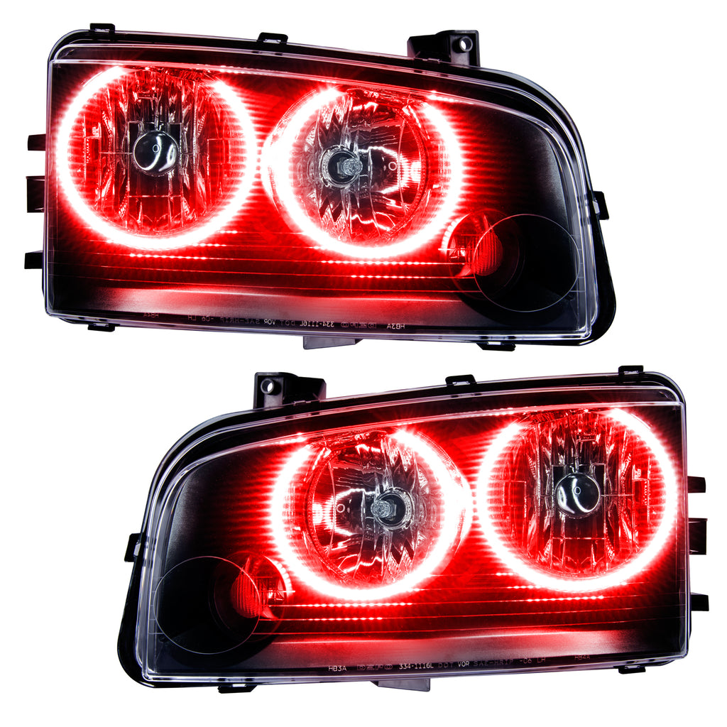 Smd-Pre-Assembled-Headlights,-Non-Hid,-Red