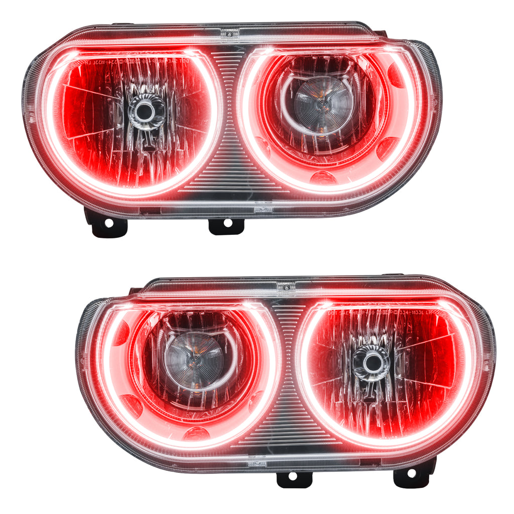 Smd-Pre-Assembled-Headlights,-Non-Hid,-Red