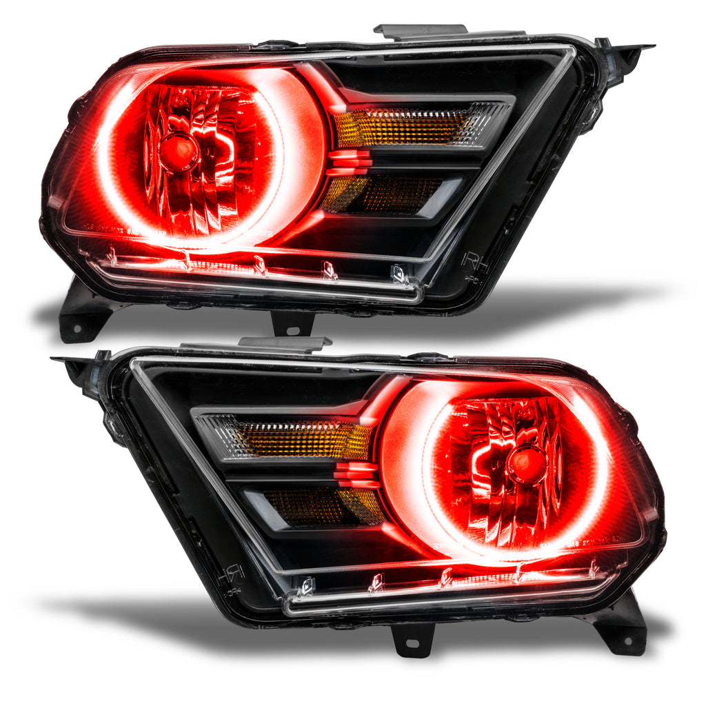 Smd-Pre-Assembled-Headlights,-Non-Hid,-Red