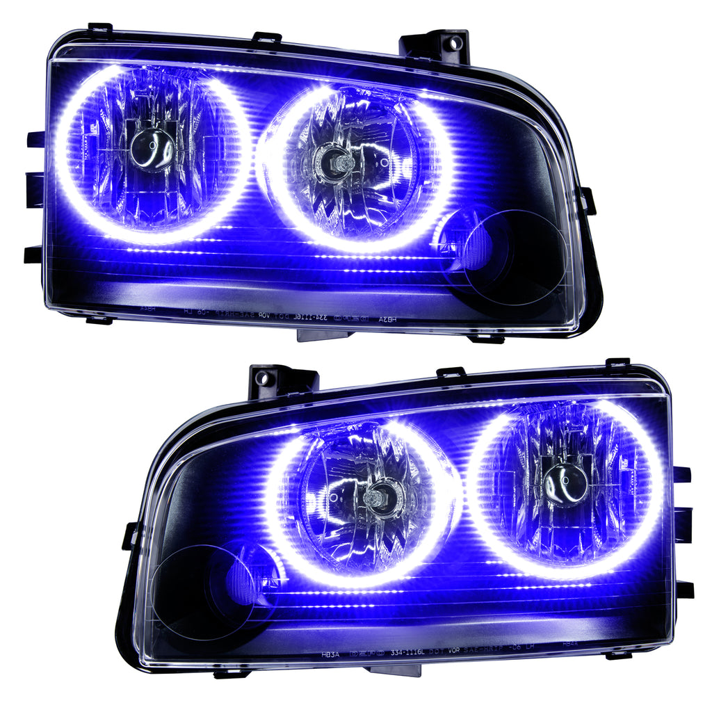 Smd-Pre-Assembled-Headlights,-Non-Hid,-UvPurple