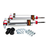 Flaming River FR70086 Smooth Body Custom Mount Dual Adjustable Shock - Poly / Poly Mount