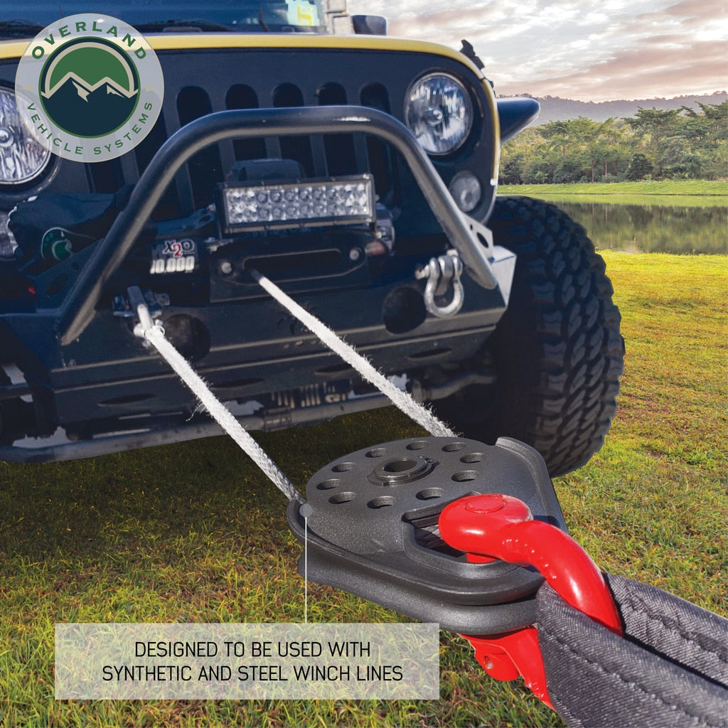 Snatch-Block-Heavy-Duty-Matte-Black-Steel-Overland-Vehicle-Systems
