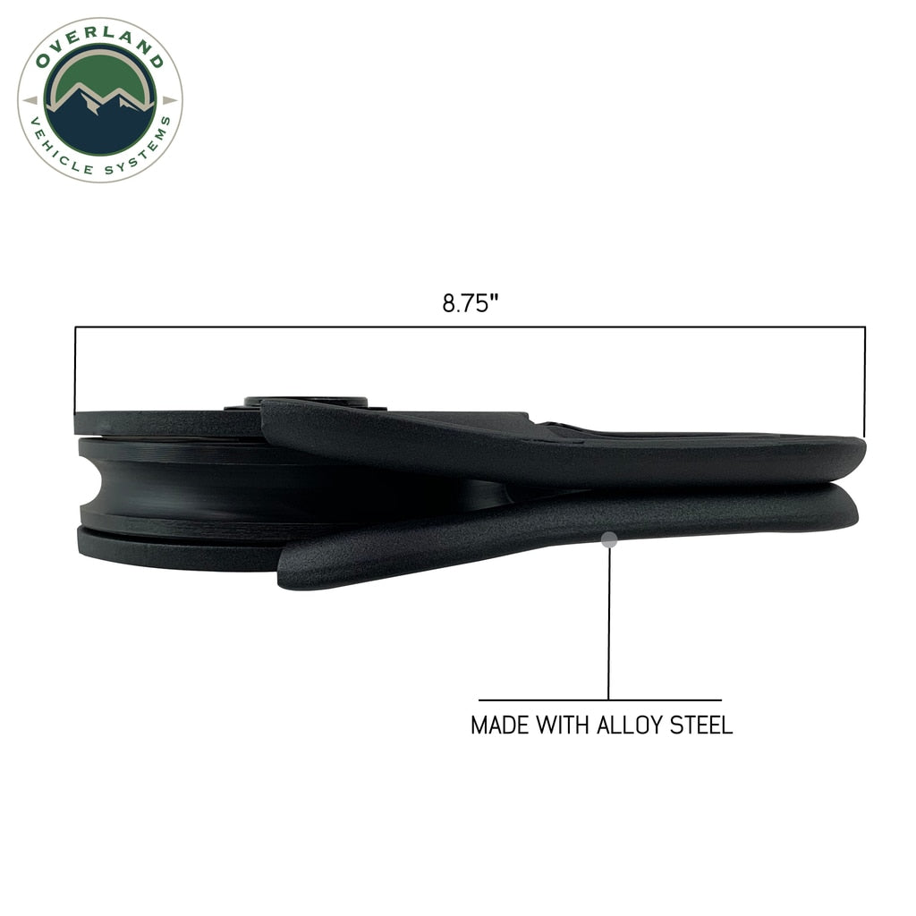 Snatch-Block-Heavy-Duty-Matte-Black-Steel-Overland-Vehicle-Systems