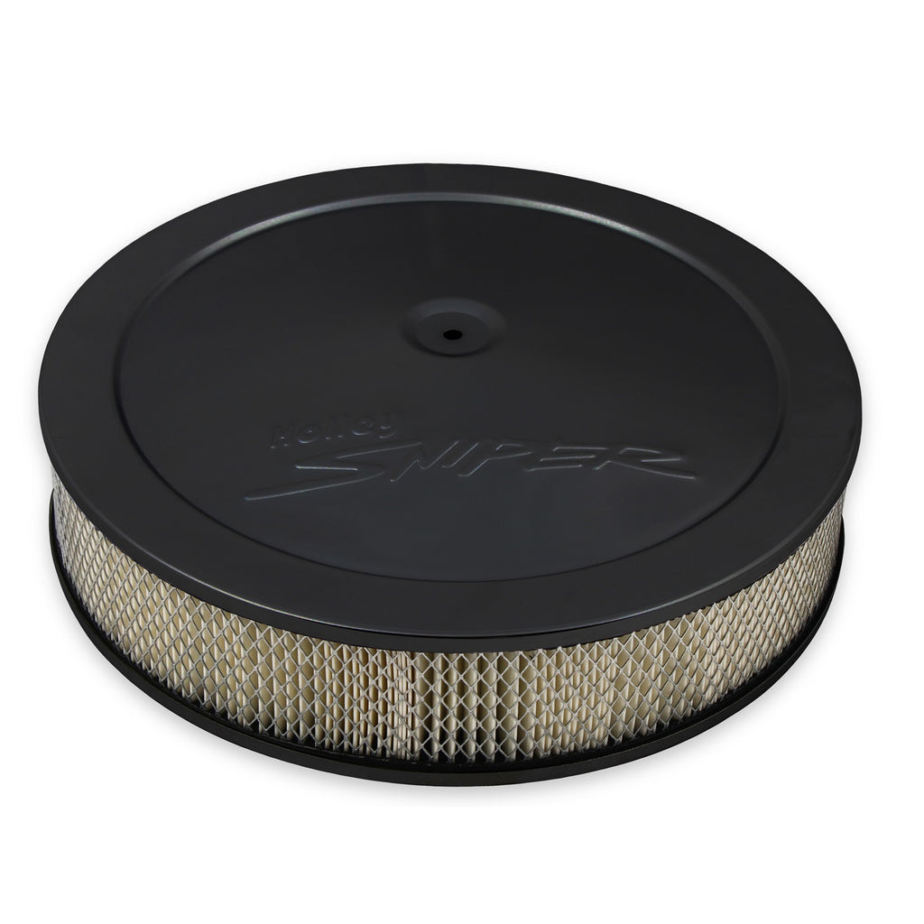 Sniper-Air-Cleaner-Assembly,-14-X-3---Black-Finish