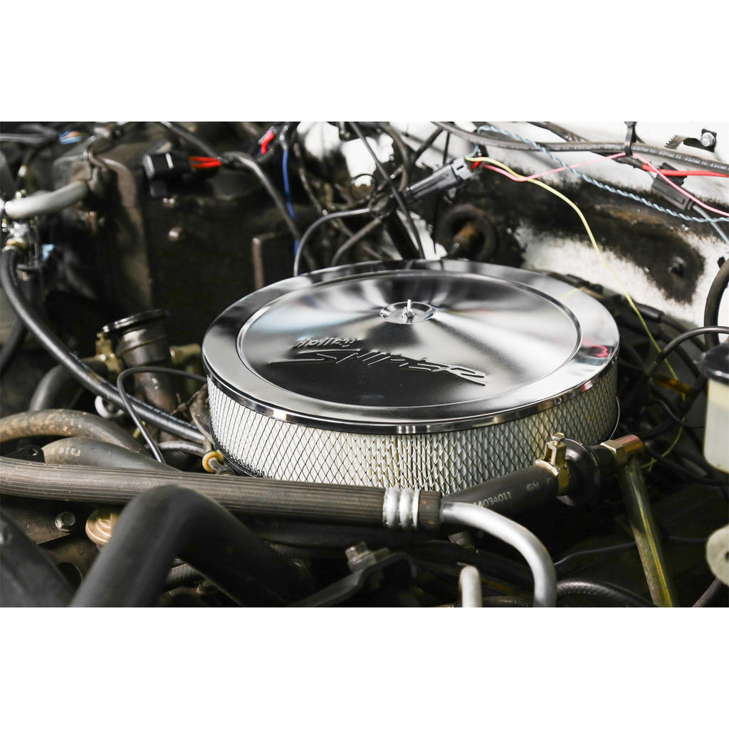 Sniper-Air-Cleaner-Assembly,-14-X-3---Chrome-Finish