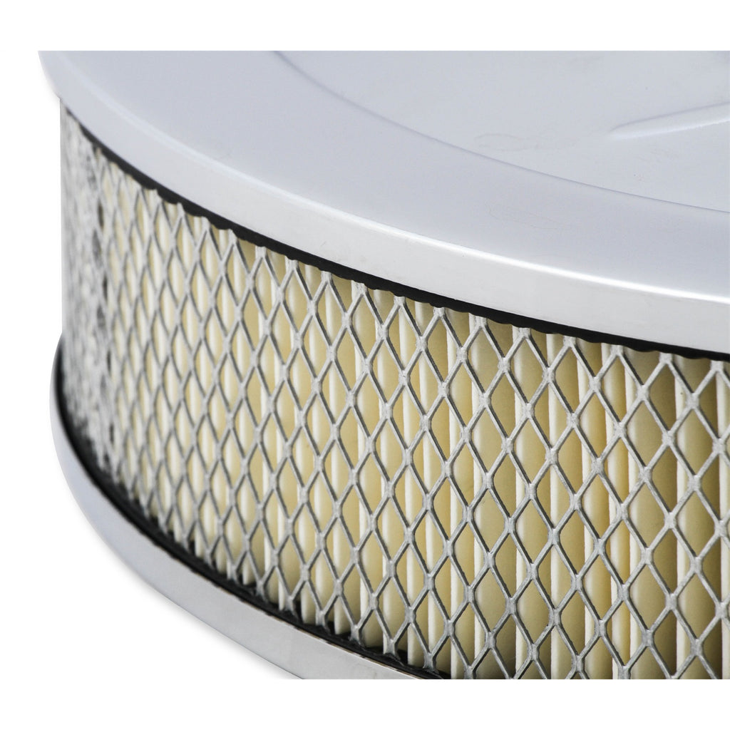 Sniper-Air-Cleaner-Assembly,-14-X-4---Chrome-Finish