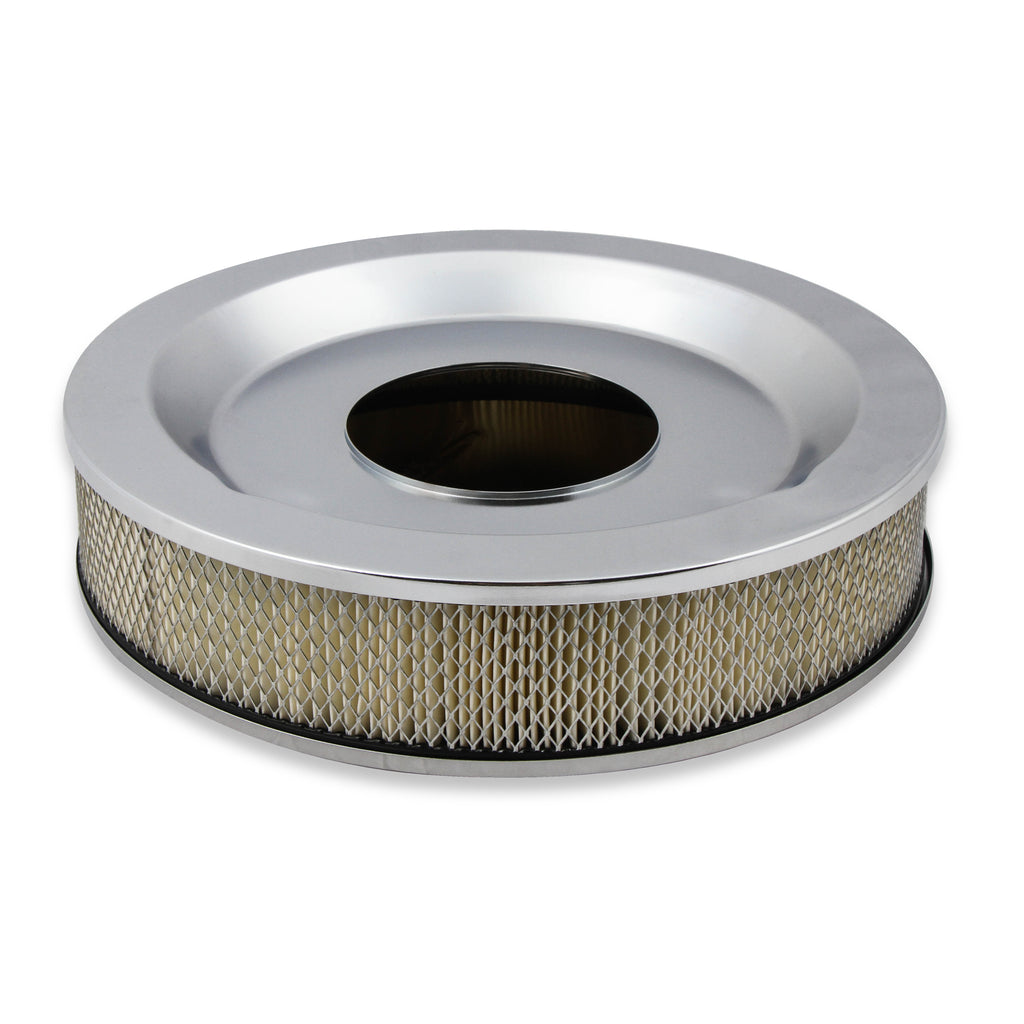 Sniper-Air-Cleaner-Assembly,-14-X-4---Chrome-Finish