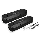 Holley 890007B Aluminum Valve Cover Set