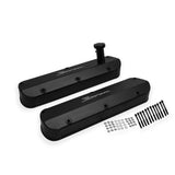 Holley 890013B Aluminum Valve Cover Set