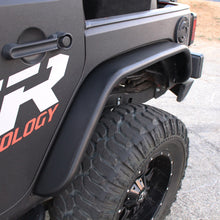 Load image into Gallery viewer, Snyper-07-17-Jeep-Wrangler-Tube-Fenders---Rear---Textured-Black