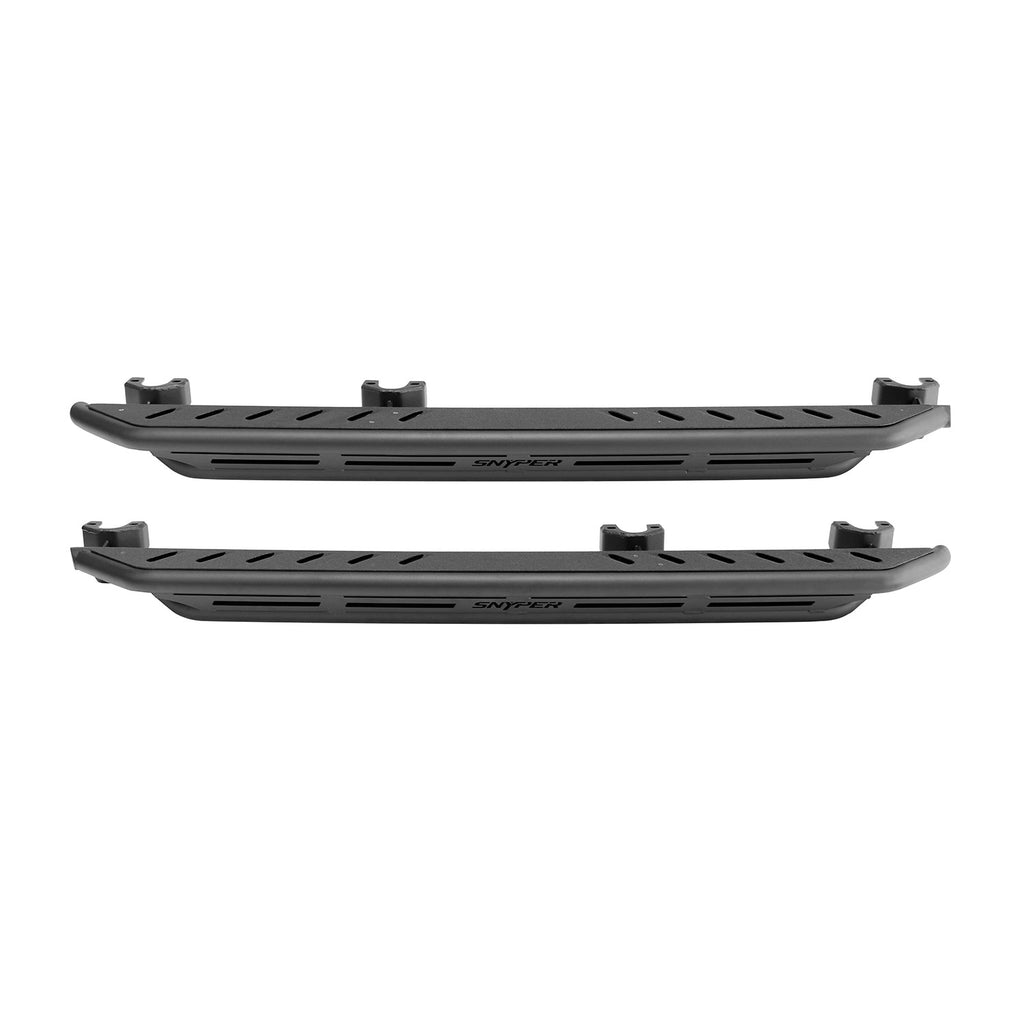 Snyper-07-17-Jeep-Wrangler-Unlimited-Triple-Tube-Rock-Rail-Steps---Textured-Black