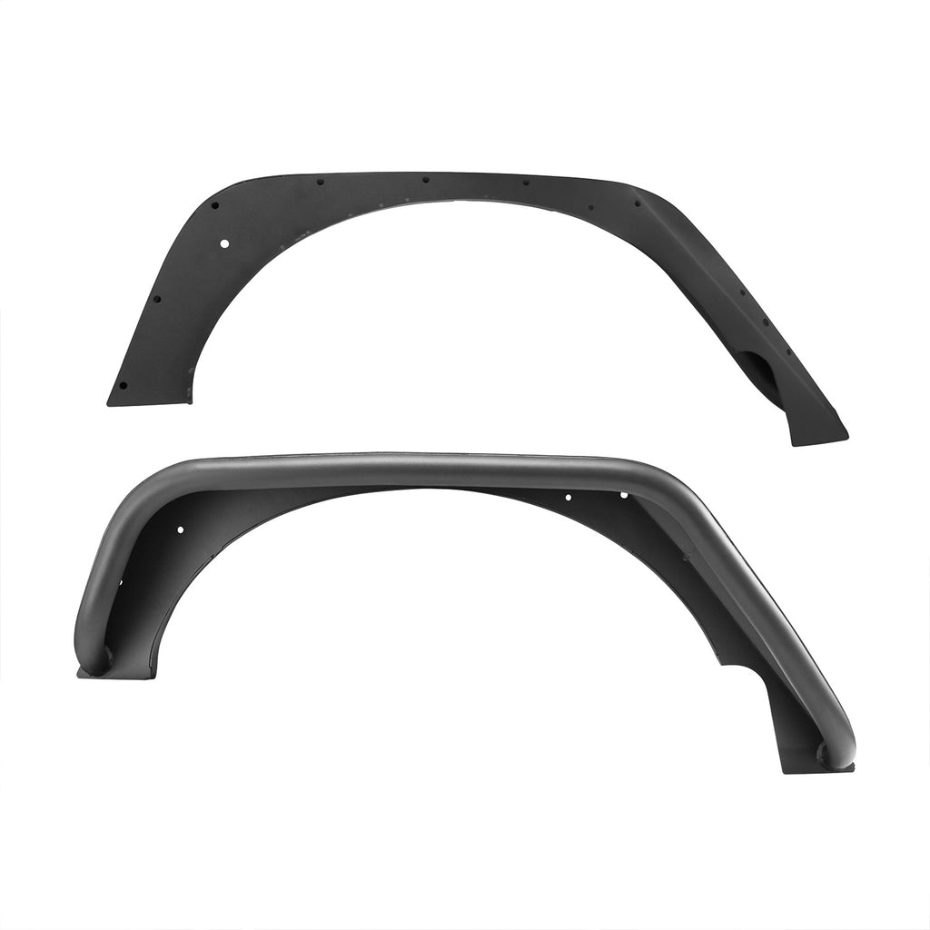 Snyper-18-20-Jeep-Wrangler-Tube-Fenders---Rear---Textured-Black