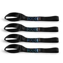 Load image into Gallery viewer, Soft-Loop-Tie-Down-Straps-(4-Pack)-Black