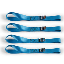 Load image into Gallery viewer, Soft-Loop-Tie-Down-Straps-(4-Pack)-Blue