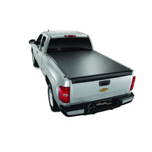 Load image into Gallery viewer, Soft-Roll-Up-Velcro-Lockable-WTailgate-Lock-Black-Vinyl-WAluminum-Rails