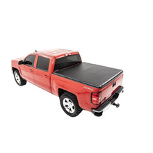 Load image into Gallery viewer, Soft-Tri-Fold-Bed-Cover-14-18-SilveradoSierra-1500-6-Foot-5-Inch-Bed-WO-Cargo-Mgmt-Rough-Country