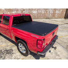 Load image into Gallery viewer, Soft-Tri-Fold-Bed-Cover-14-18-SilveradoSierra-1500-6-Foot-5-Inch-Bed-WO-Cargo-Mgmt-Rough-Country