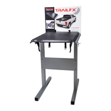 Load image into Gallery viewer, Soft-Tri-Fold-Tonneau-Cover-Display-With-Stand