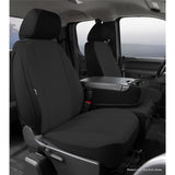 Fia Inc. SP87-10 BLACK SP80 Series - Seat Protector Poly-Cotton Custom Fit Front Seat Cover - Black