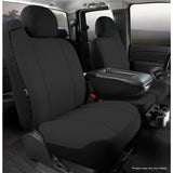 Fia Inc. SP89-5 BLACK SP80 Series - Seat Protector Poly-Cotton Custom Fit Front Seat Cover - Black