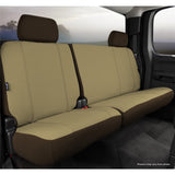Fia Inc. SP88-20 TAUPE SP80 Series - Seat Protector Poly-Cotton Custom Fit Front Seat Cover - Taupe