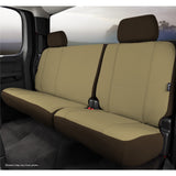 Fia Inc. SP82-82 TAUPE SP80 Series - Seat Protector Poly-Cotton Custom Fit Rear Seat Cover - Taupe