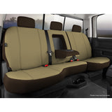 Fia Inc. SP82-48 TAUPE SP80 Series - Seat Protector Poly-Cotton Custom Fit Rear Seat Cover - Taupe