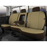 Fia Inc. SP82-17 TAUPE SP80 Series - Seat Protector Poly-Cotton Custom Fit Rear Seat Cover - Taupe