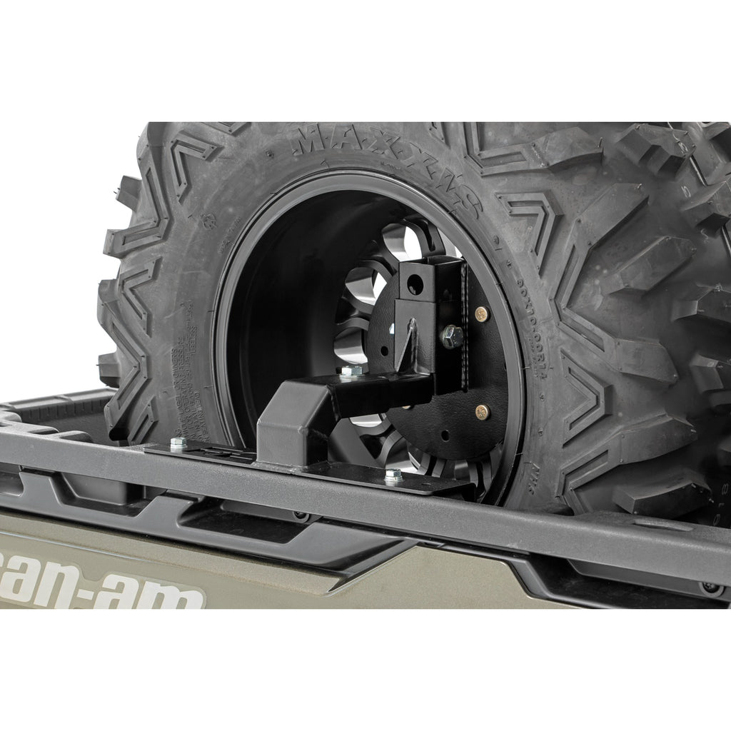 Spare-Tire-Carrier-Bed-Side-Mount-16-22-Polaris-Ranger-1000Xp13-21-Ranger-900Xp-Rough-Country