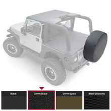 Load image into Gallery viewer, Spare-Tire-Cover---Large-Tire-(33-35)---Denim-Black