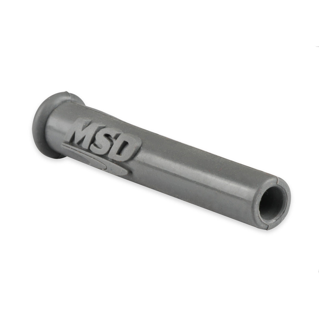 Spark-Plug-Boot-Straight-Gray-Silicone-50Pk